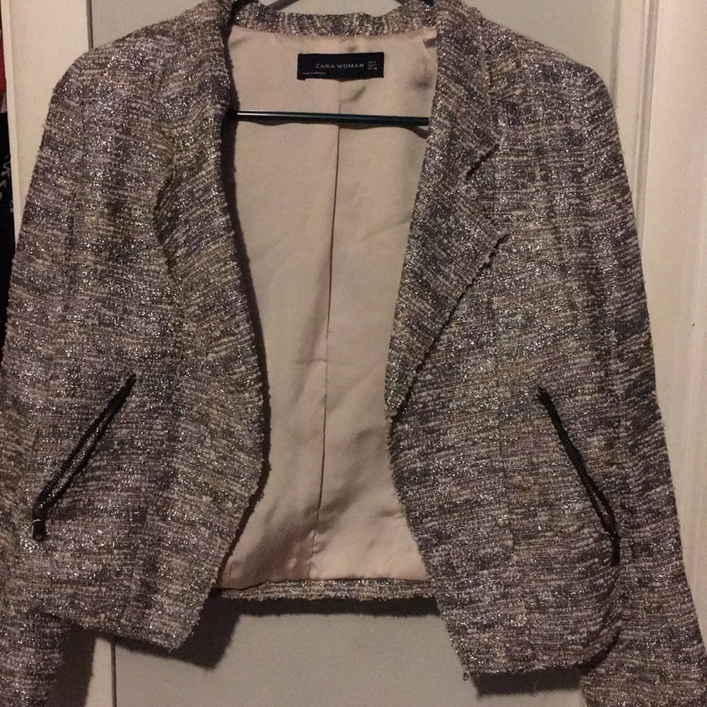 Zara Tweed Blazer